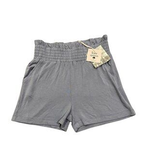 Kate Quinn Girl's Bamboo Robin Blue Smocked Short